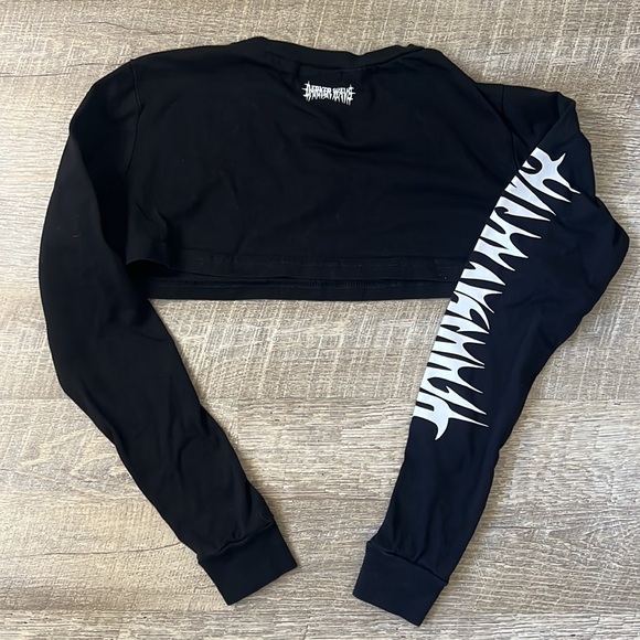 Doll’s Kill Darker Wave Mini Shrug Shirt Size XS - Picture 4 of 4